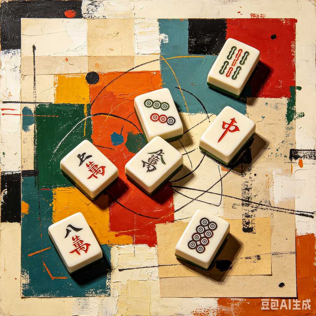 scratch resistant print mahjong set